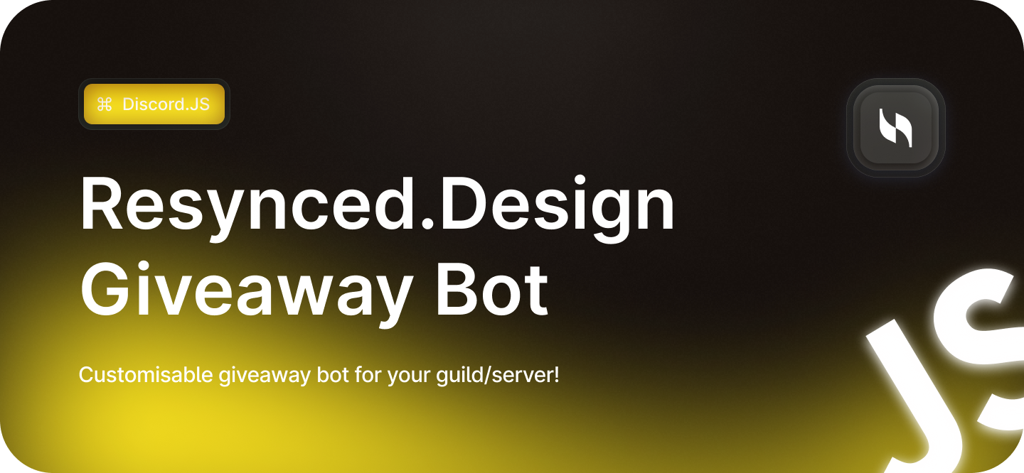 Discord.js Giveaway Bot Logo